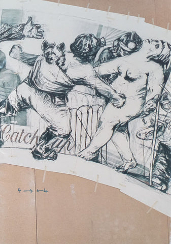 William Kentridge: Drawings and Graphics (Invitation to the Exhibition)