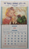 The Yeoville Pharmacy 1962 Calender (With Recipes and First Aid Hints and Useful Tips)