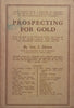 Prospecting for Gold (9th Edition, 1946) | Ion L. Idriess
