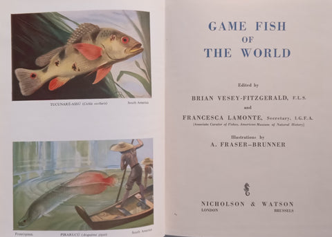 Game Fish of the World | Brian Vesey-Fitzgerald & Francesca Lamonte (Eds.)