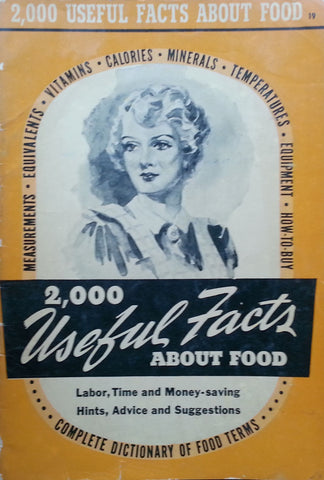 2000 Useful Facts About Food | Ruth Berolzheimer (Ed.)