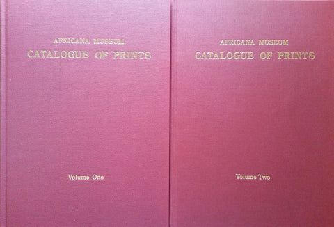 Africana Museum Catalogue of Prints (2 Vols. Complete) | R. F. Kennedy