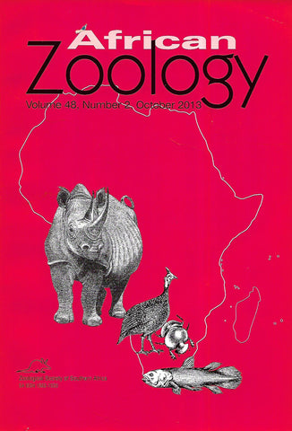 African Zoology (Vol. 48, No. 2, October 2013)