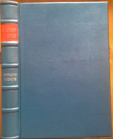 Please see photos for more details of book.  Signed by the author and and President of the Association of Mine Managers of South Africa.  Limited deluxe edition of 100 copies, of which this is no.   72.  Full leather binding, with 7 raised bands, gilt lettering to spine, and in slipcase.  With an inscription to verso of limitation page from Alastair Douglas to Mike Bevan, former Mining Manager at Cementation Mining.  A Court of Kings: The Story of South Africa's Association of Mine Managers (Limited Edition, Signed by the Author) | Anthony Hocking