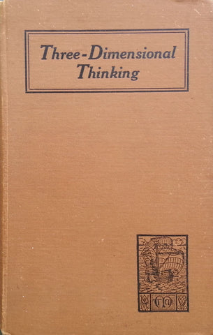 Three-Dimensional Thinking (Signed by Author) | J. G. Gubbins