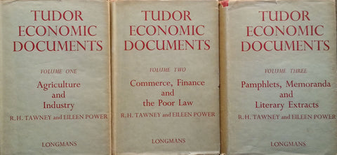 Tudor Economic Documents (3 Volumes) | R. H. Tawney & Eileen Power