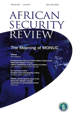 African Security Review (Vol. 20, No. 2, June 2011)