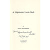 Bookdealers:A Highlander Looks Back (Signed by Author, with Letter) | Angus Macpherson