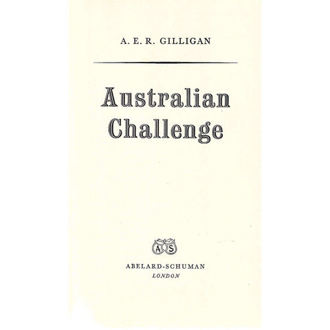 Australian Challenge | A. E. R. Gilligan