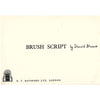 Bookdealers:Brush Script | Donald Stevens