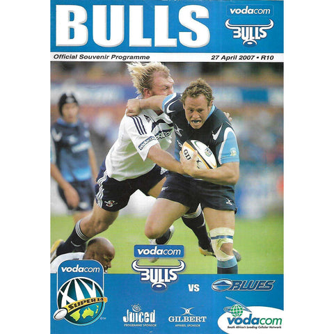 Bulls vs Blues (Official Souvenir Programme, 27 April 2007)