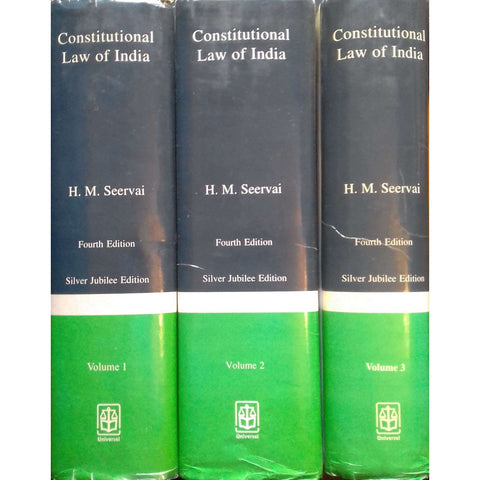 Constitutional Law of India, 4th Edition, Silver Jubilee Edition (3 Volumes) | H. M. Seervai