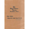 Bookdealers:Dear Allen: Ship will land Jan 23, 58 (Limited Edition) | Peter Orlovsky