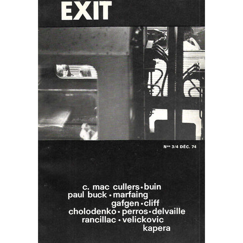 Exit (Nos. 3/4, December 1974) (French)