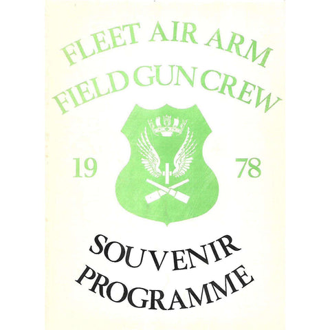 Fleet Air Arm Field Gun Crew 1978 (Souvenir Brochure)