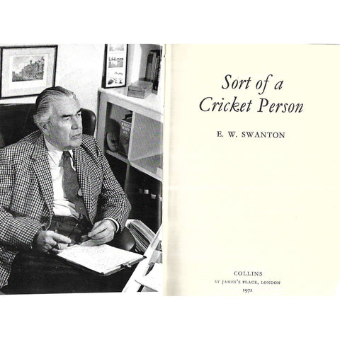Son of a Cricket Person | E. W. Swanton