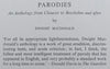 Parodies: An Anthology from Chaucer to Beerbohm and After (Copy of Stephan Gray) | Dwight Macdonald (Ed.)