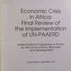 Extracts from Economic Crisis in Africa: Final Review of the Implementation of UN-PAAERD (Backgrounder No. 5)