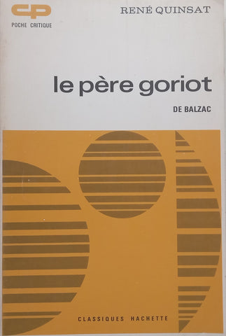 Le Pere Goriot (French, Study Guide) | Honore de Balzac