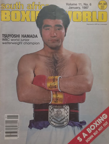 South African Boxing World (Vol. 11, No. 6, January 1987)