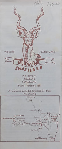 Mlilwane Wildlife Sanctuary (Information Leaflet)