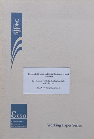 Economic Growth and Social Capital: A Critical Reflection | Johannes Fedderke, et al.