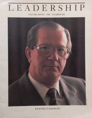 Leadership SA (Volume 7, No. 6, 1988, with Special Report on Alliances)