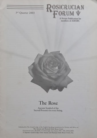 Rosicrucian Forum (3rd Quarter, 2003)
