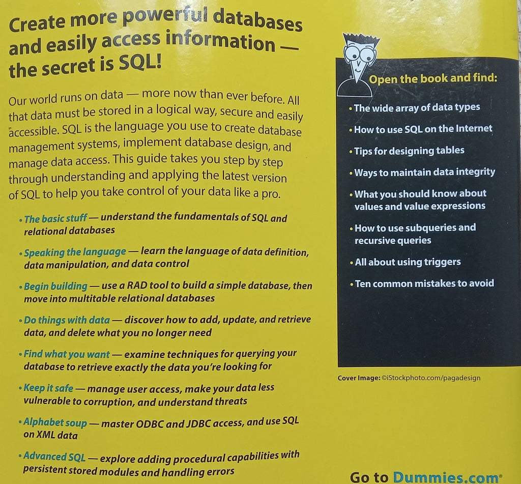 SQL for Dummies | Allen G. TaylorPublisher: Wiley & Sons (2013)ISBN ...