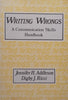 Writing Wrongs: A Communication Skills Handbook | Jennifer H. Addleson & Digby J. Ricci