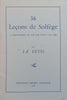 36 Lessons de Solfege (Musical Exercises) | J.-F. Fetis