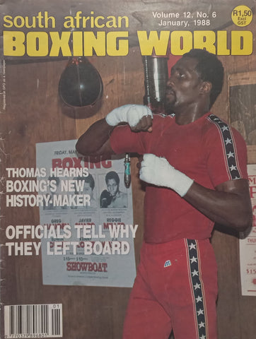 South African Boxing World (Vol. 12, No. 6, January 1988)