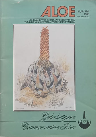 Aloe: Journal of the Succulent Society of S.A. (Commemorative Issue, 25, Nos. 3 & 4, 1988)