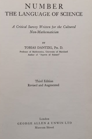 Number: The Language of Science | Tobias Dantzig