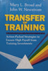 Transfer of Training | Mary L. Broad & Jown W. Nestrom