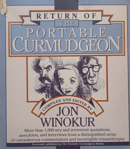 Return of the Portable Curmudgeon | John Winokur