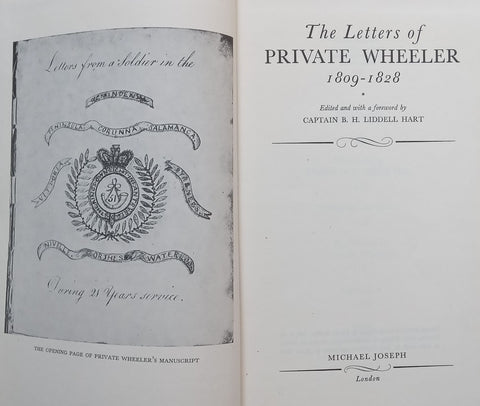 The Letters of Private Wheeler, 1809-1828 | Captain B. H. Liddell Hart (Ed.)