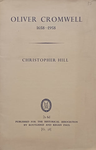 Oliver Cromwell, 1658-1958 | Christopher Hill