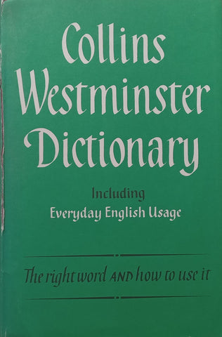 Collins Westminster Dictionary, Including Everyday English Usage