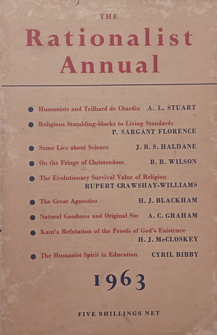 The Rationalist Annual (1963)