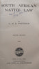 South African Native Law (Second Edition, Published 1948) | G. M. B. Whitefield