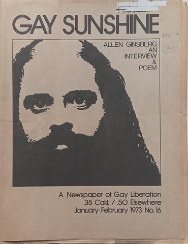 Gay Sunshine (A Newspaper of Gay Liberation, No. 16, 1973)