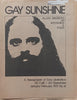 Gay Sunshine (A Newspaper of Gay Liberation, No. 16, 1973)