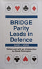 Bridge: Parity Leads in Defence | David J. Weiss