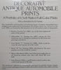 Decorative Antique Automobile Prints: A Portfolio of 6 Self-Matted Full-Colour Prints | Clarence P. Hornung