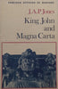 King John and Magna Carta | J. A. Jones
