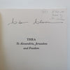 Thea to Alexandria, Jerusalem and Freedom: A Personal Account (Signed by Author) | Ada Aharoni &amp; Thea Wolf