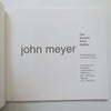 John Meyer (Catalogue to Accompany an Exhibition of his Work)