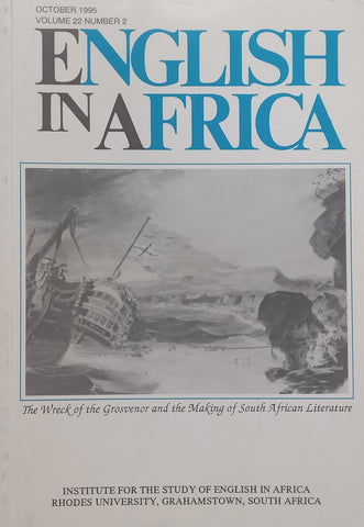 English in Africa (Vol. 22, No. 2, October 1995)