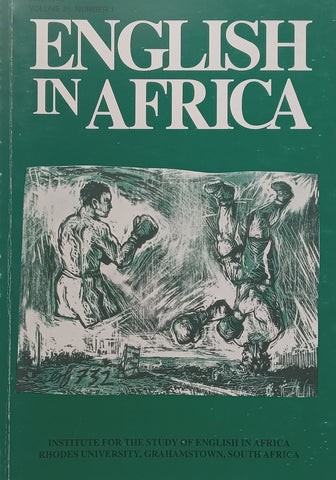 English in Africa (Vol. 25, No. 1, May 1998)